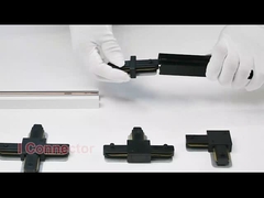 Система 1.5m 2m рельса 1m следа плоского медного 2 провода поверхностных установленных