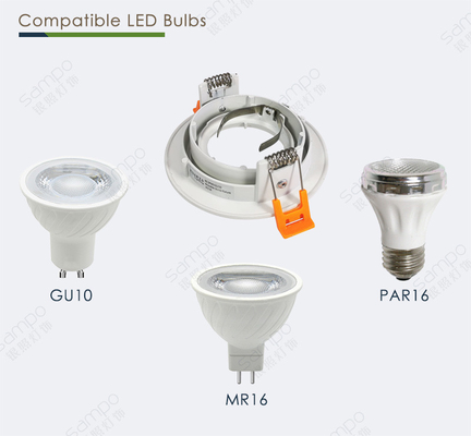 Шарик Mr16 G5.3 Gu10 утопил Downlight расквартировывая снабжение жилищем алюминия заливки формы