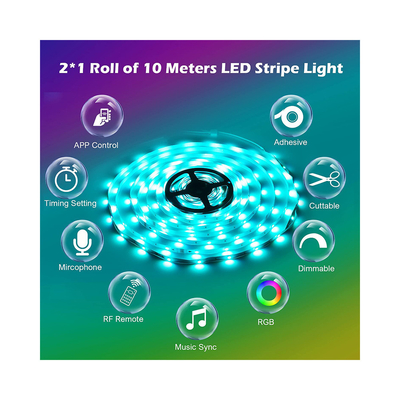 Свет прокладки СИД OEM SMD 5050 RGB умный водоустойчивый для украшения