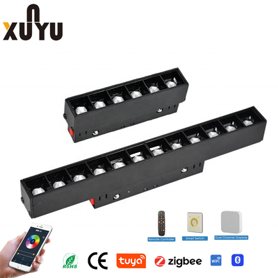 Умный свет 6W следа Tuya Wifi 48V магнитный привел линейную фару