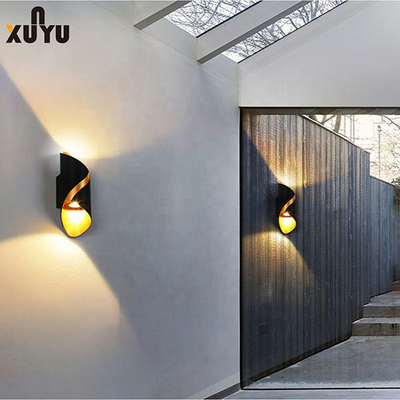 стекло алюминия Sconces 6000K света стены двора 10W на открытом воздухе