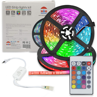Адвокатура приведенная RGB света прокладки СИД высоковольтной радуги 220V умная гибкая светлая