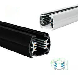 Цепь 43-34mm четырехпроводное и 3 рельса следа СИД черноты ODM OEM