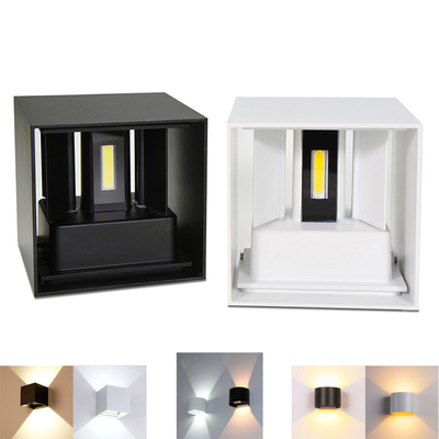 Алюминий вверх и вниз освещать квадрат двойной стены Dimmable голов светлый круглый